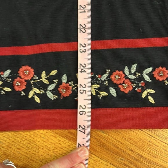 Embroidered Sweater Skirt - Picture 6 of 6